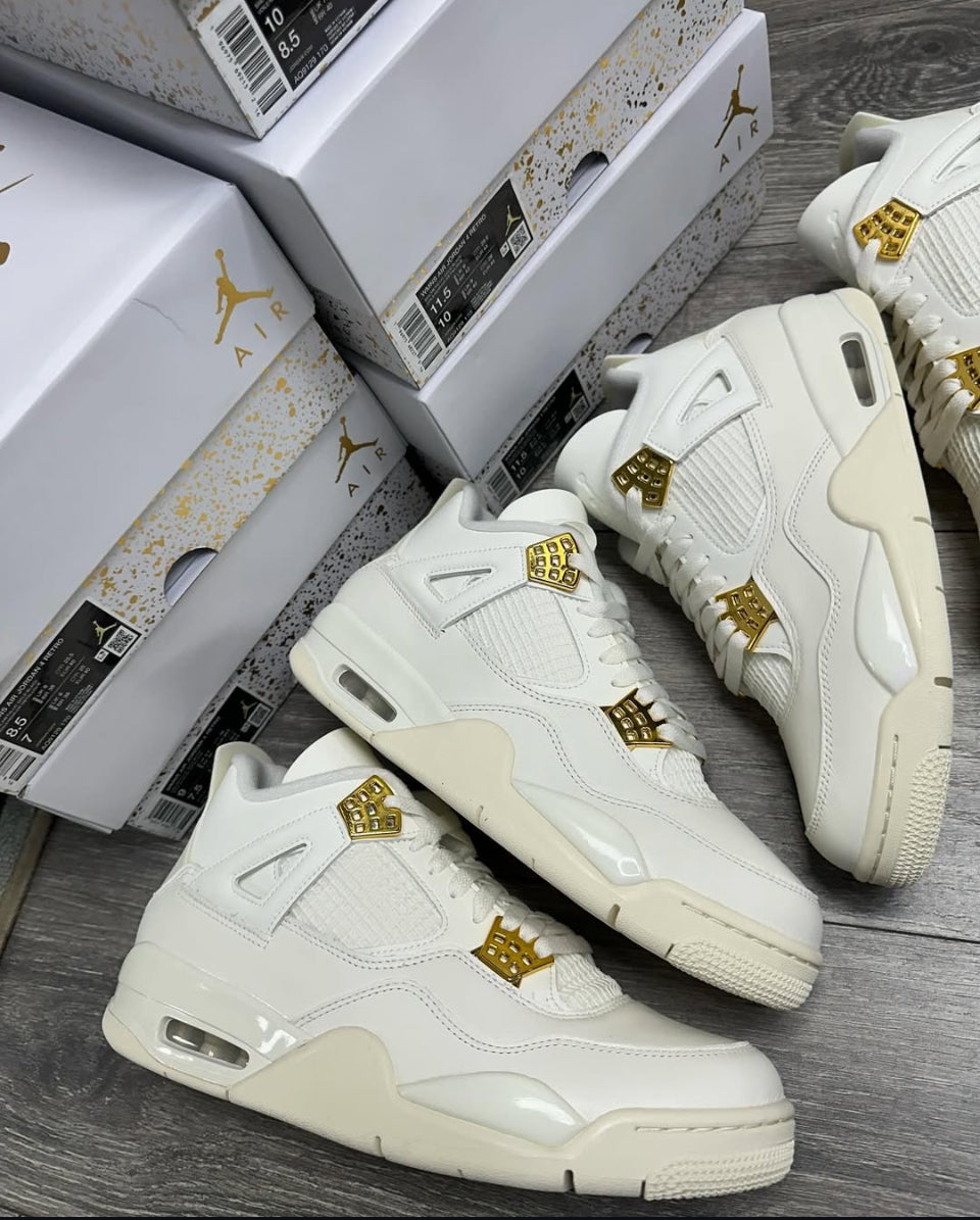 Air Jordan 4 Metallic Gold (Women)