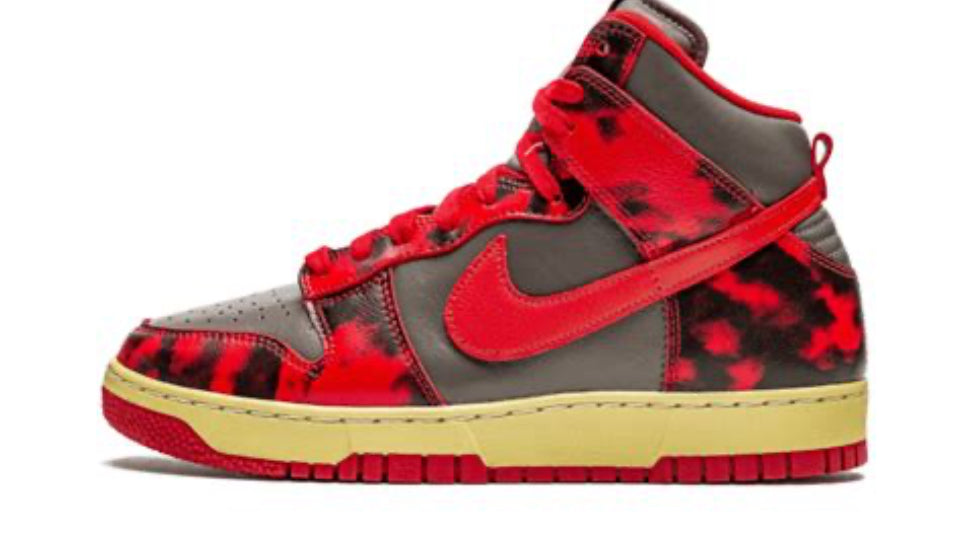 Nike Dunk High 1985 x Red Acid Wash