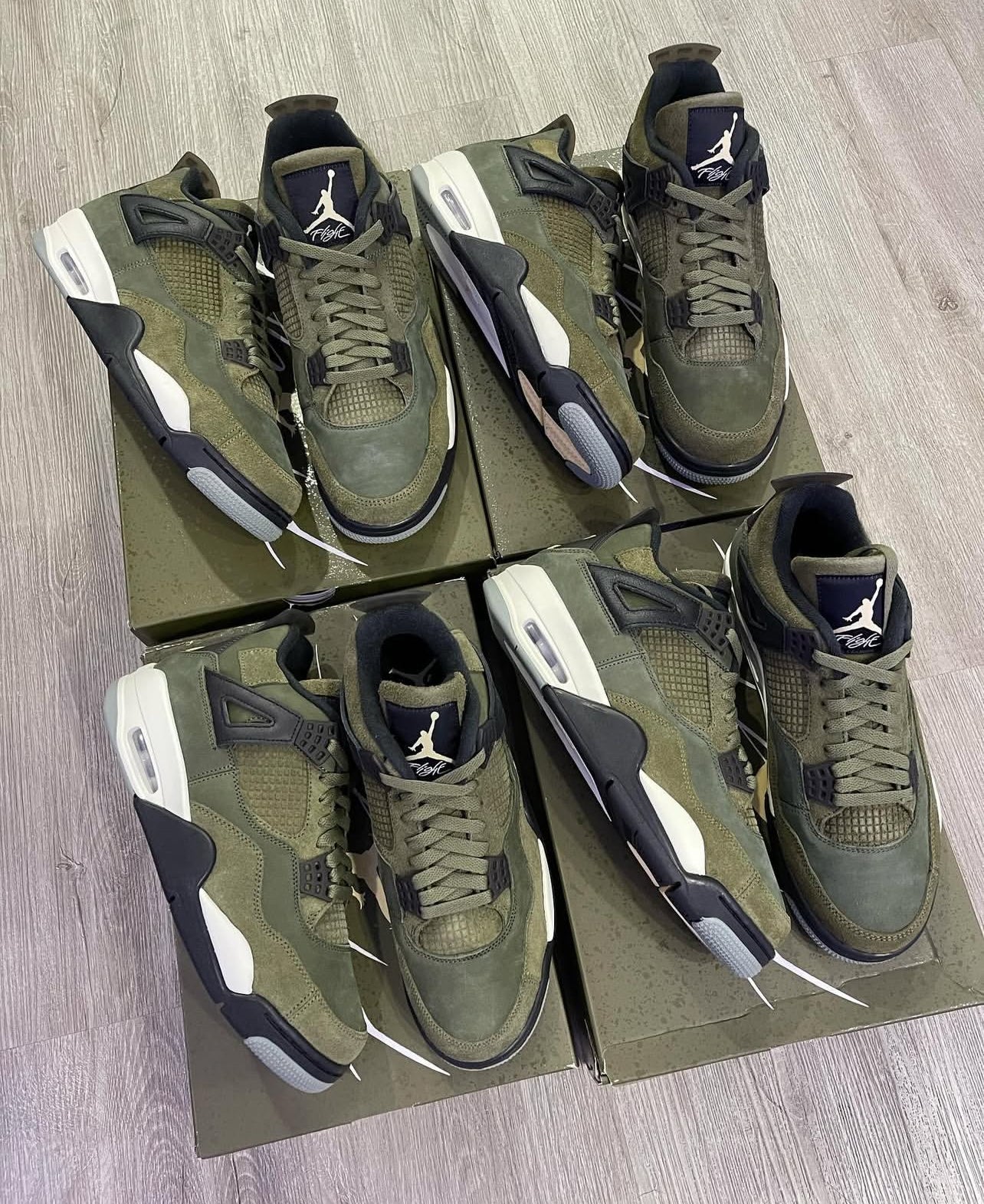 Air Jordan 4 x Craft Olive