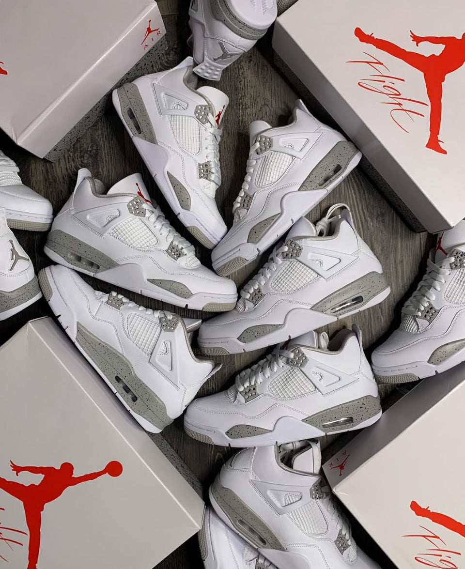 Air Jordan 4 x White Oreo