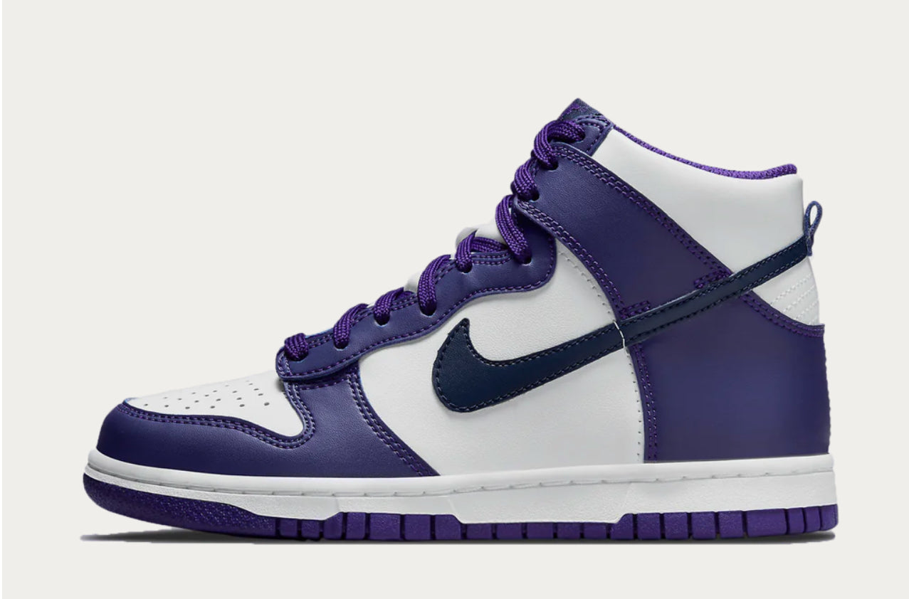 Nike Dunk High x Electro Purple Midnight Navy (GS)