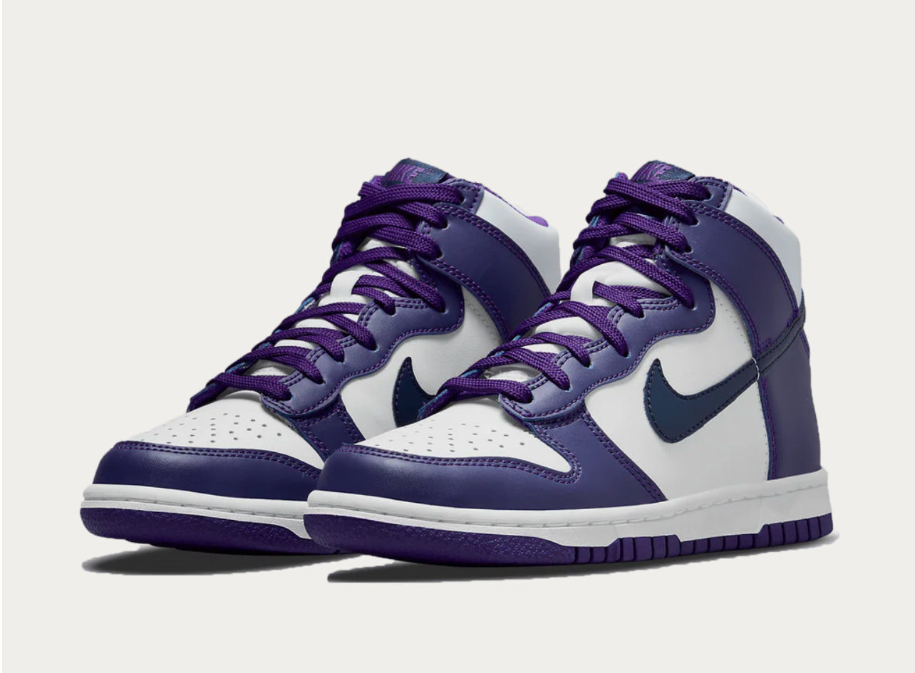 Nike Dunk High x Electro Purple Midnight Navy (GS)
