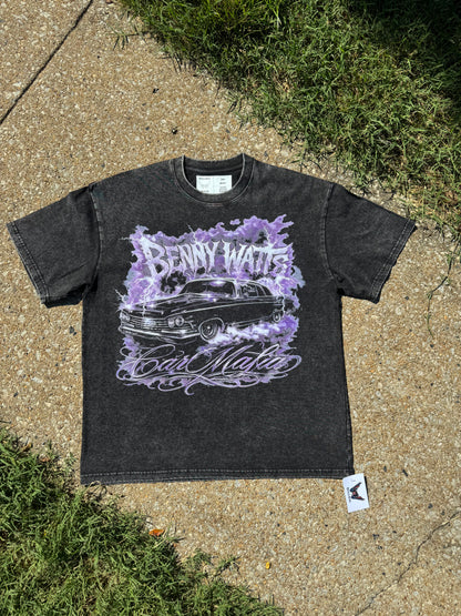 Benny Watts Car Mafia Purple Haze Tee