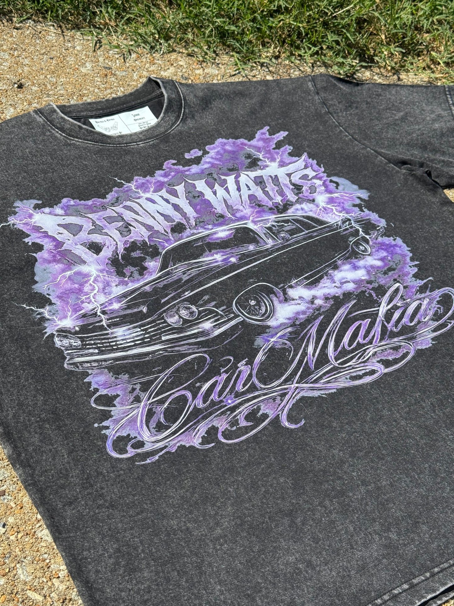 Benny Watts Car Mafia Purple Haze Tee