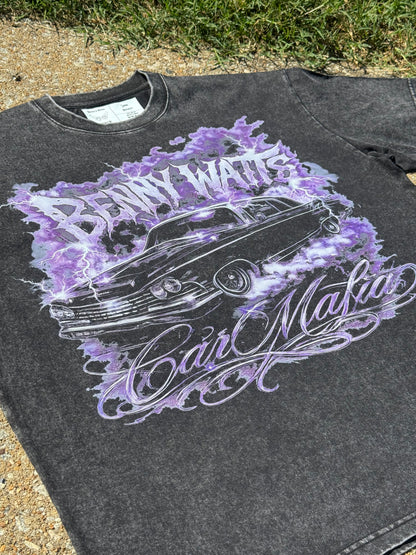 Benny Watts Car Mafia Purple Haze Tee